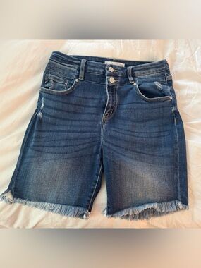KanCan Bermuda Length Denim Shorts